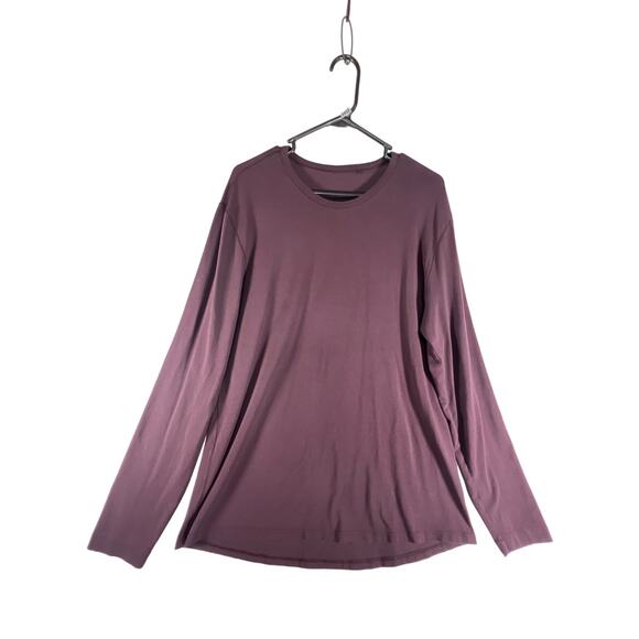 Lululemon Men’s Seamless Wool-Blend Long Sleeve Shirt Deep Phantom, Size: XL - Picture 1 of 5